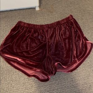 Red velvet brandy Melville shorts